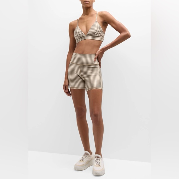 Alo Yoga Set!! Airlift Gingham Shorts and Airlift Splendor Bra, XS - Picture 2 of 10